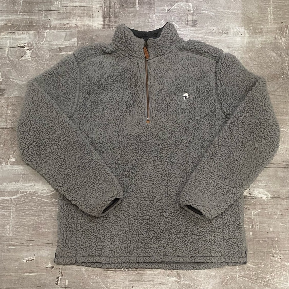 The Southern Shirt Company Gray Zip-Up Sweater